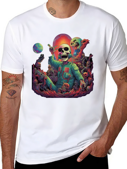 Cosmic Horror Skeleton Graphic Tee