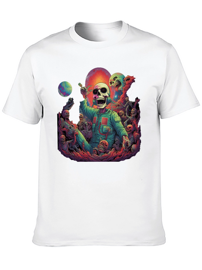 Cosmic Horror Skeleton Graphic Tee