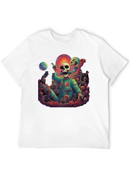Cosmic Horror Skeleton Graphic Tee