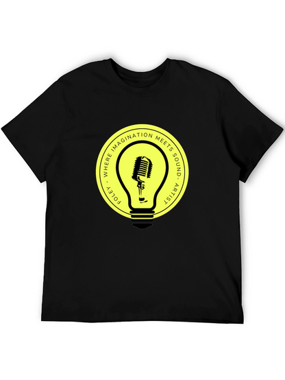 Foley Artist Microphone Lightbulb Graphic Tee
