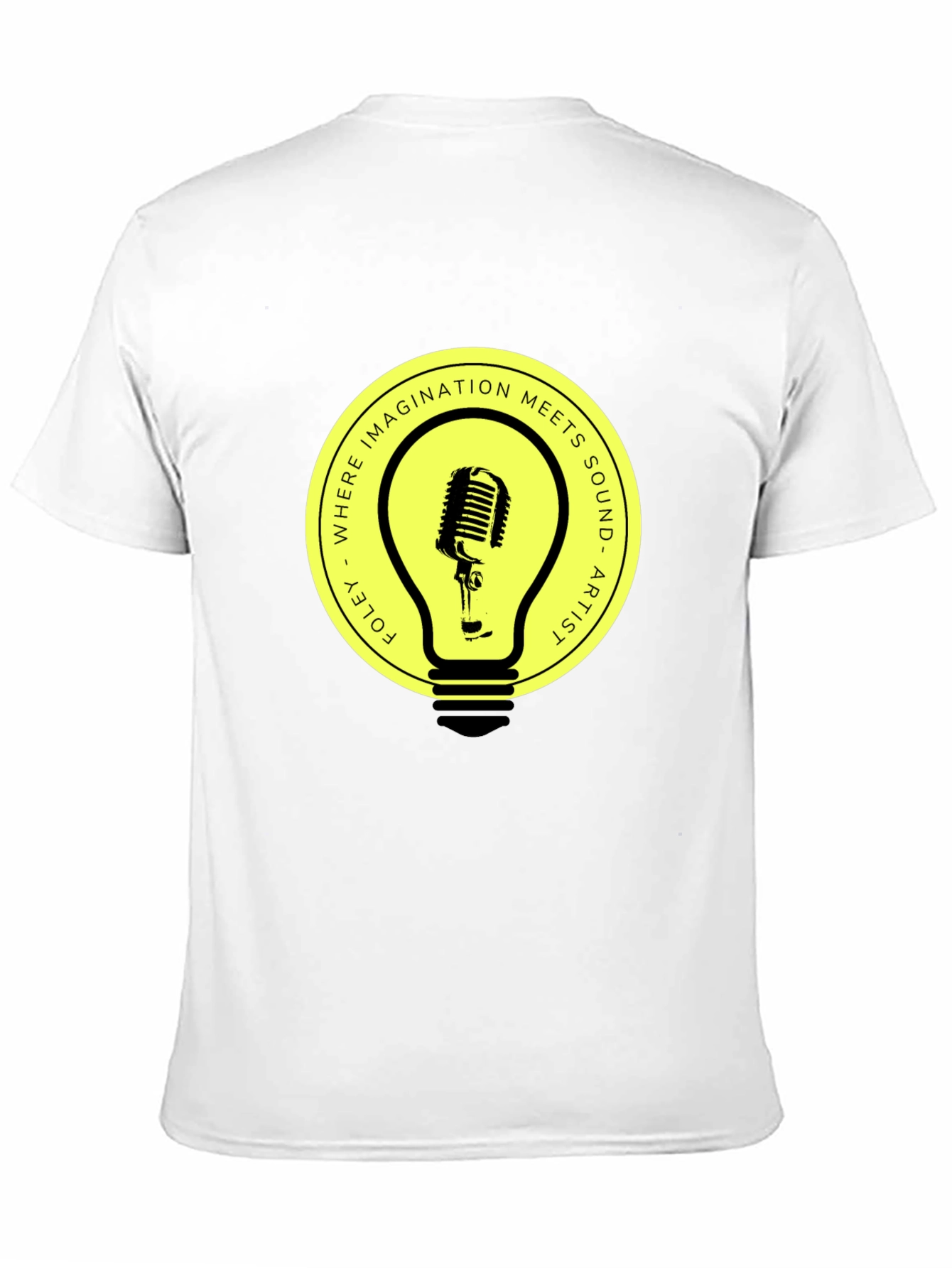 Foley Artist Microphone Lightbulb Graphic Tee