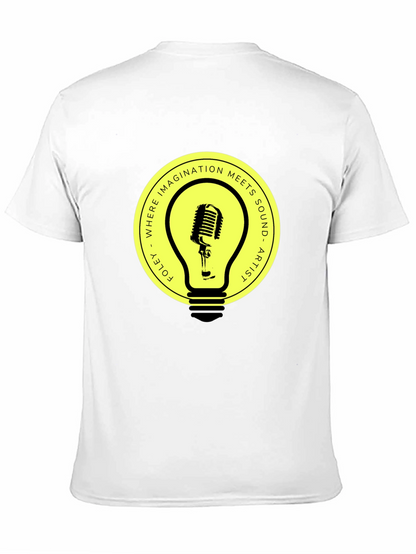 Foley Artist Microphone Lightbulb Graphic Tee