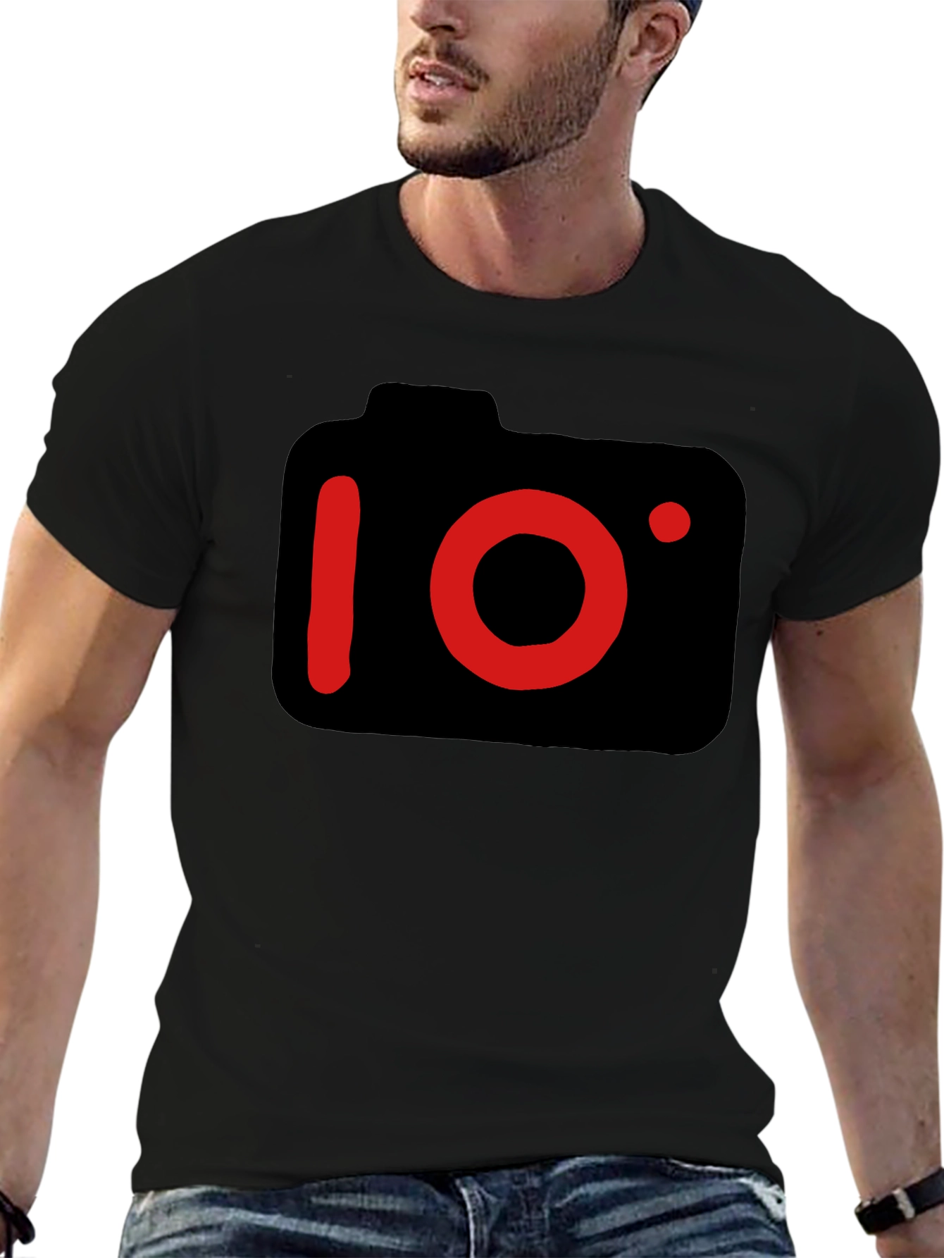 Camera Graphic Black T-Shirt