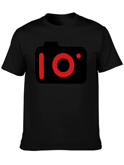 Camera Graphic Black T-Shirt