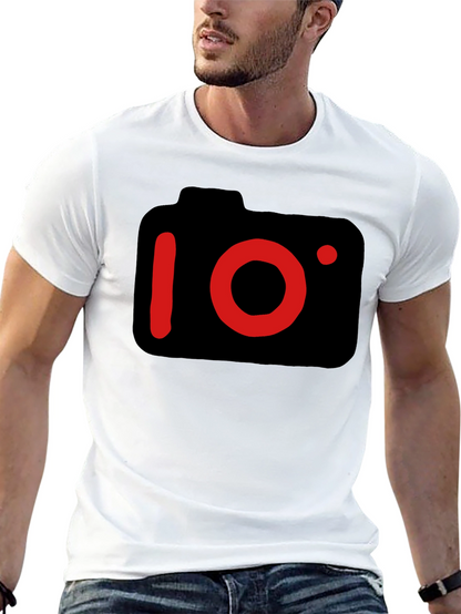 Camera Graphic Black T-Shirt