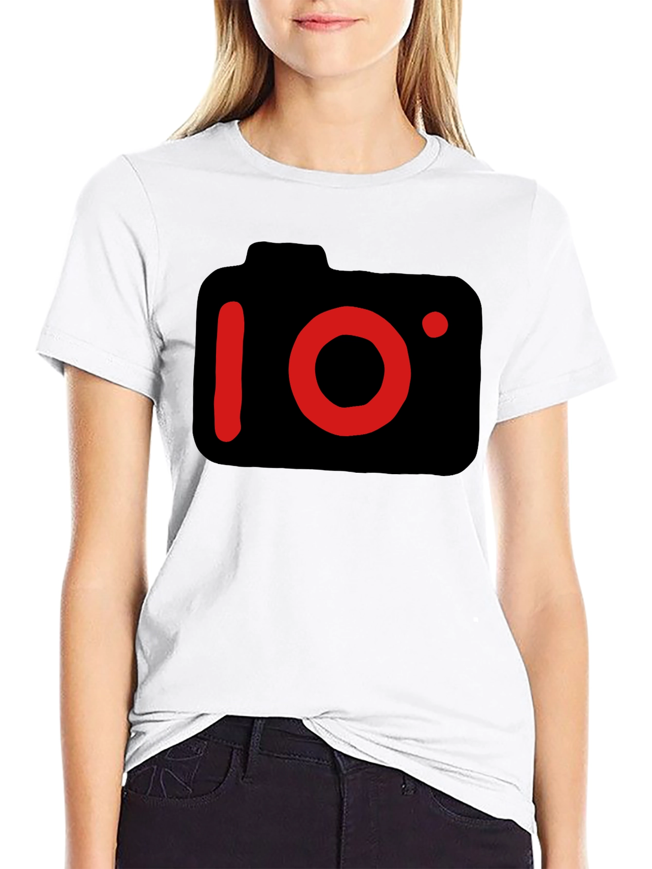 Camera Graphic Black T-Shirt