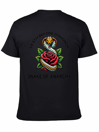 Death Before Dishonor Snake of Anarchy T-Shirt