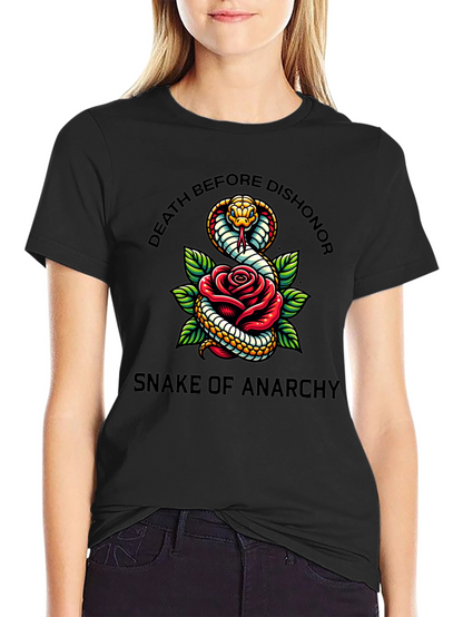 Death Before Dishonor Snake of Anarchy T-Shirt
