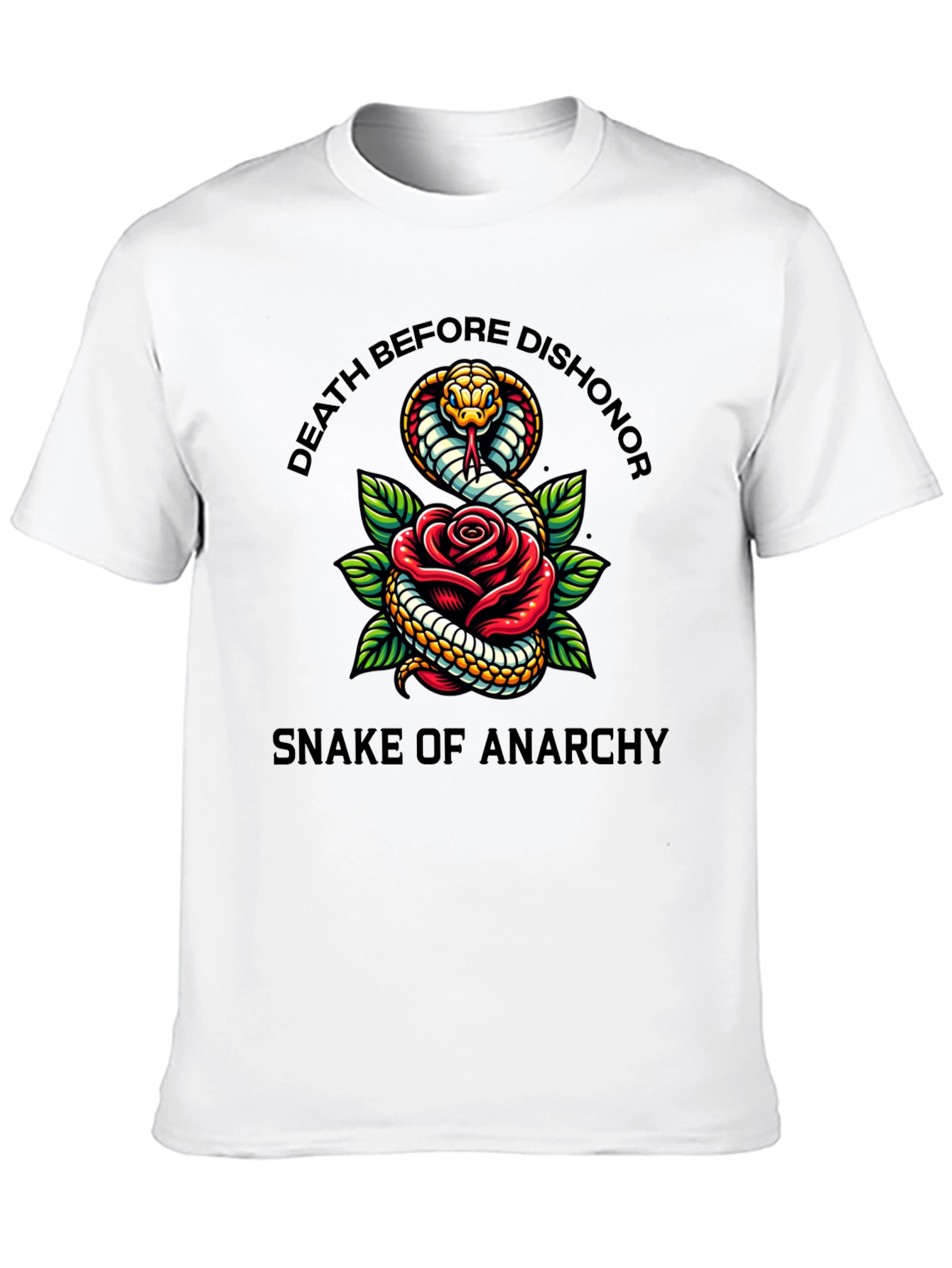 Death Before Dishonor Snake of Anarchy T-Shirt