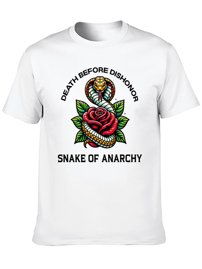 Death Before Dishonor Snake of Anarchy T-Shirt