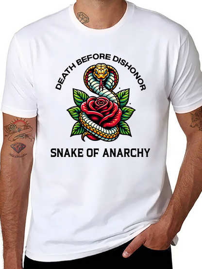 Death Before Dishonor Snake of Anarchy T-Shirt