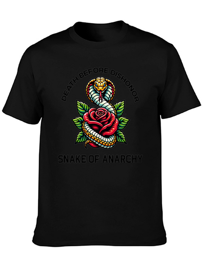 Death Before Dishonor Snake of Anarchy T-Shirt