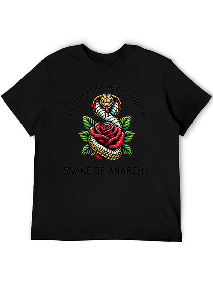 Death Before Dishonor Snake of Anarchy T-Shirt