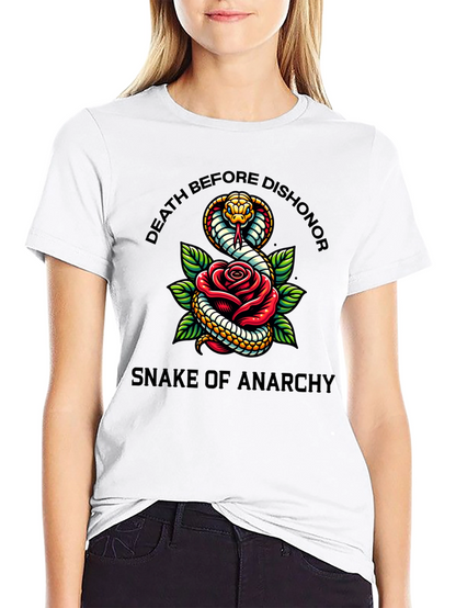Death Before Dishonor Snake of Anarchy T-Shirt