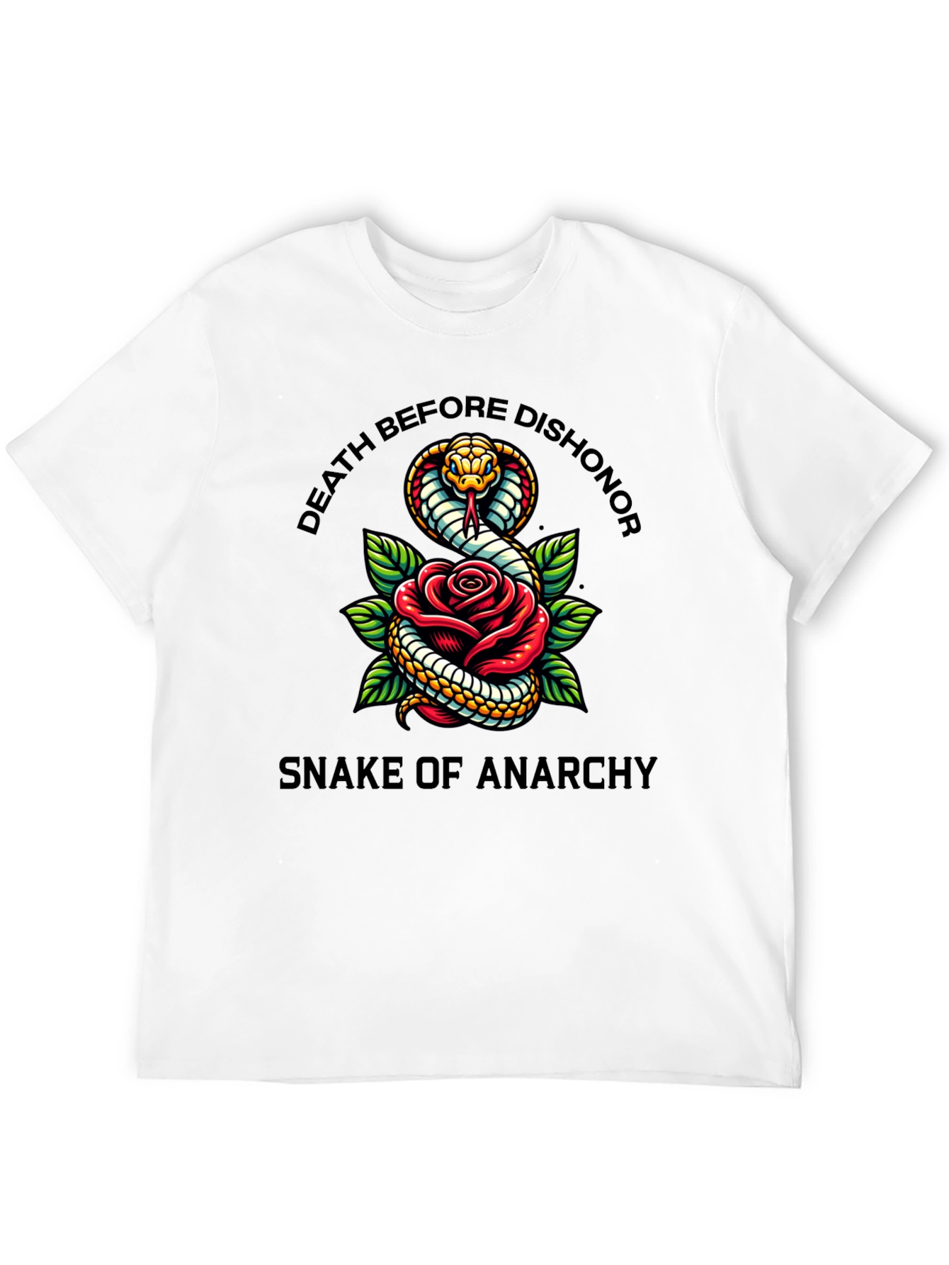 Death Before Dishonor Snake of Anarchy T-Shirt