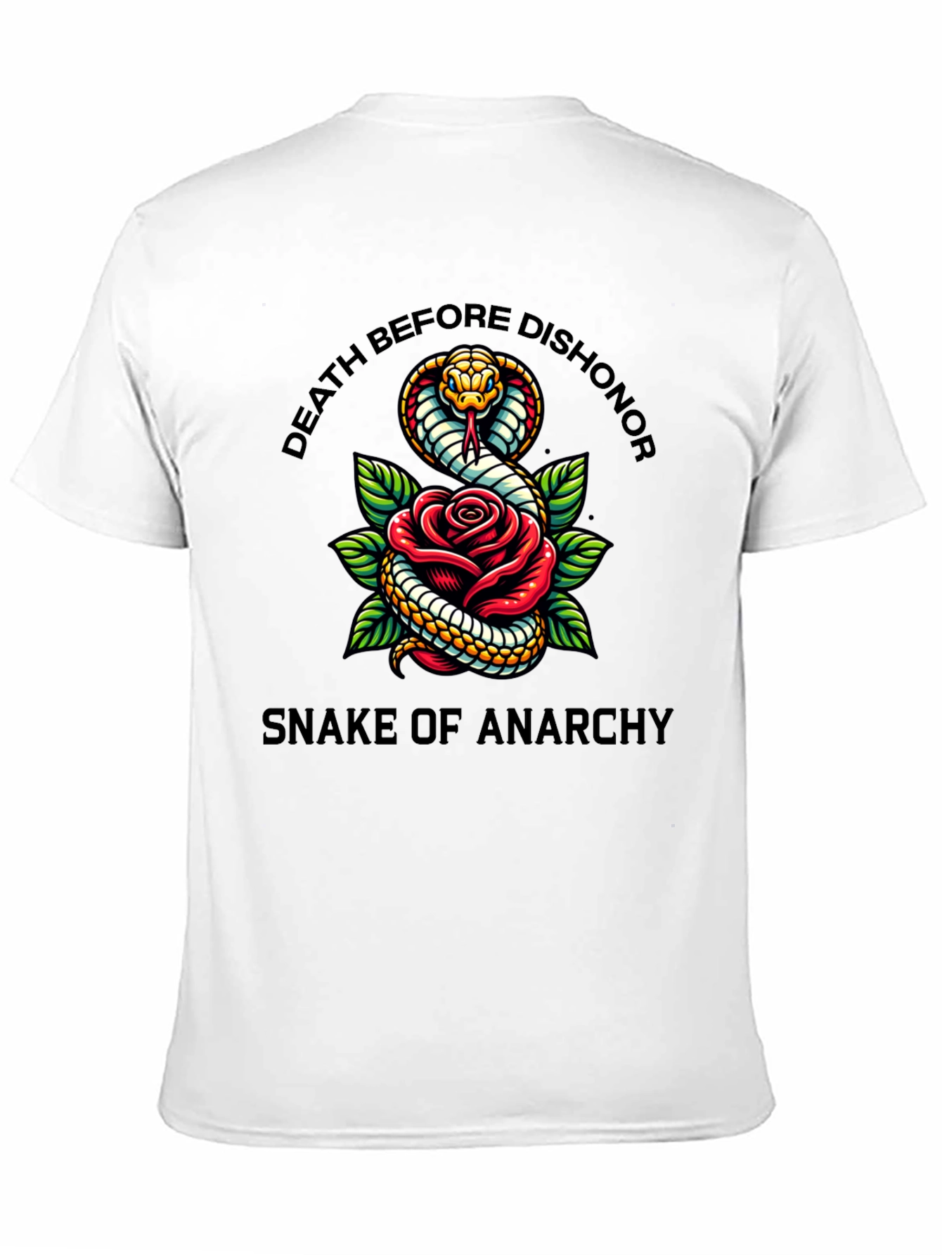 Death Before Dishonor Snake of Anarchy T-Shirt