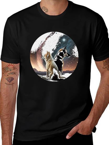 Dog Galaxy T-Shirt - Unique Graphic Tee