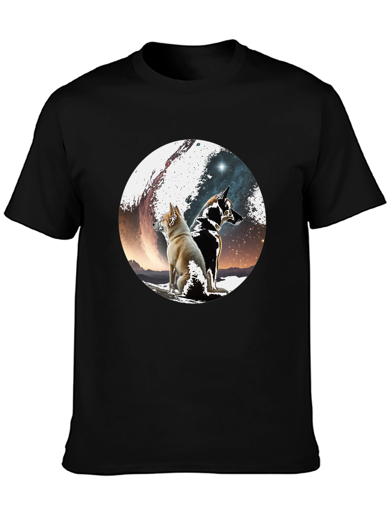 Dog Galaxy T-Shirt - Unique Graphic Tee