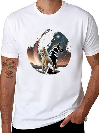 Dog Galaxy T-Shirt - Unique Graphic Tee