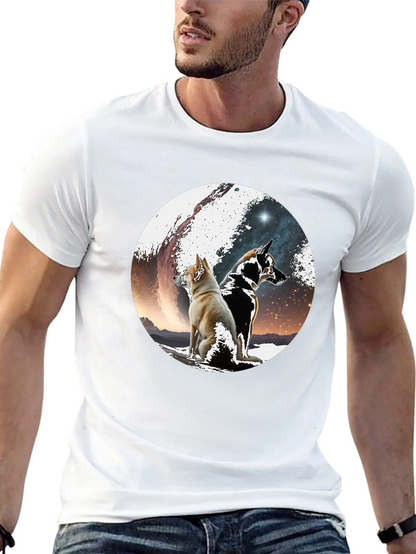 Dog Galaxy T-Shirt - Unique Graphic Tee