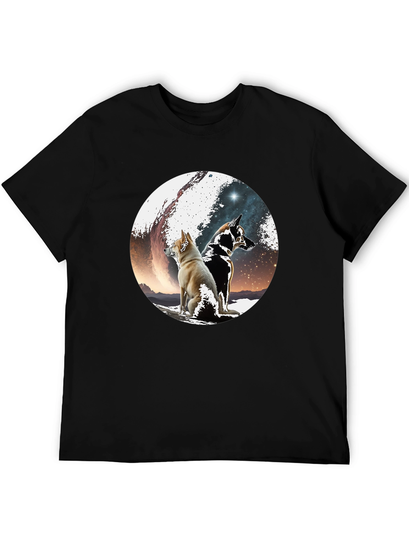 Dog Galaxy T-Shirt - Unique Graphic Tee