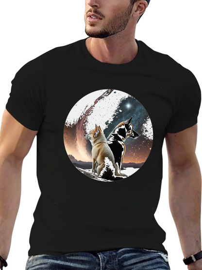 Dog Galaxy T-Shirt - Unique Graphic Tee