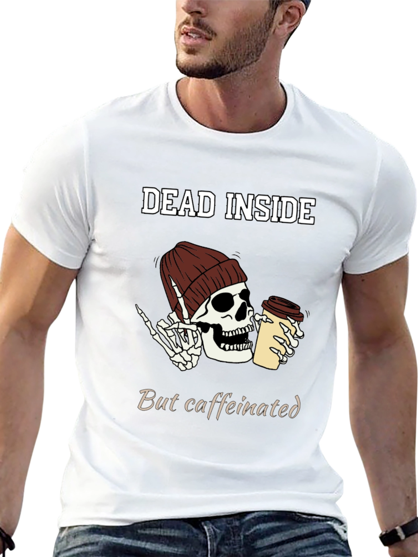 Dead Inside But Caffeinated T-Shirt