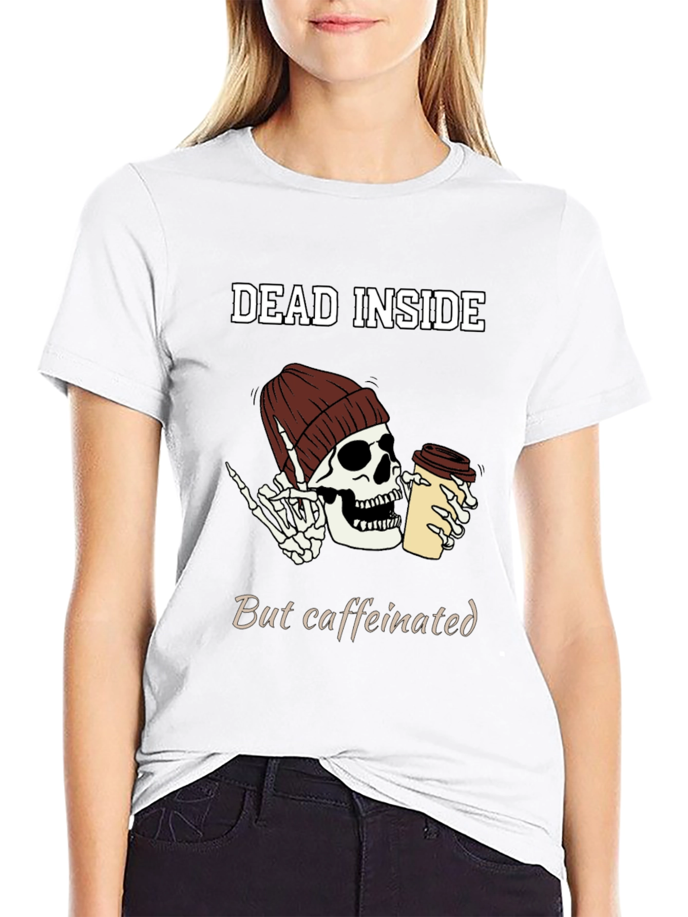 Dead Inside But Caffeinated T-Shirt