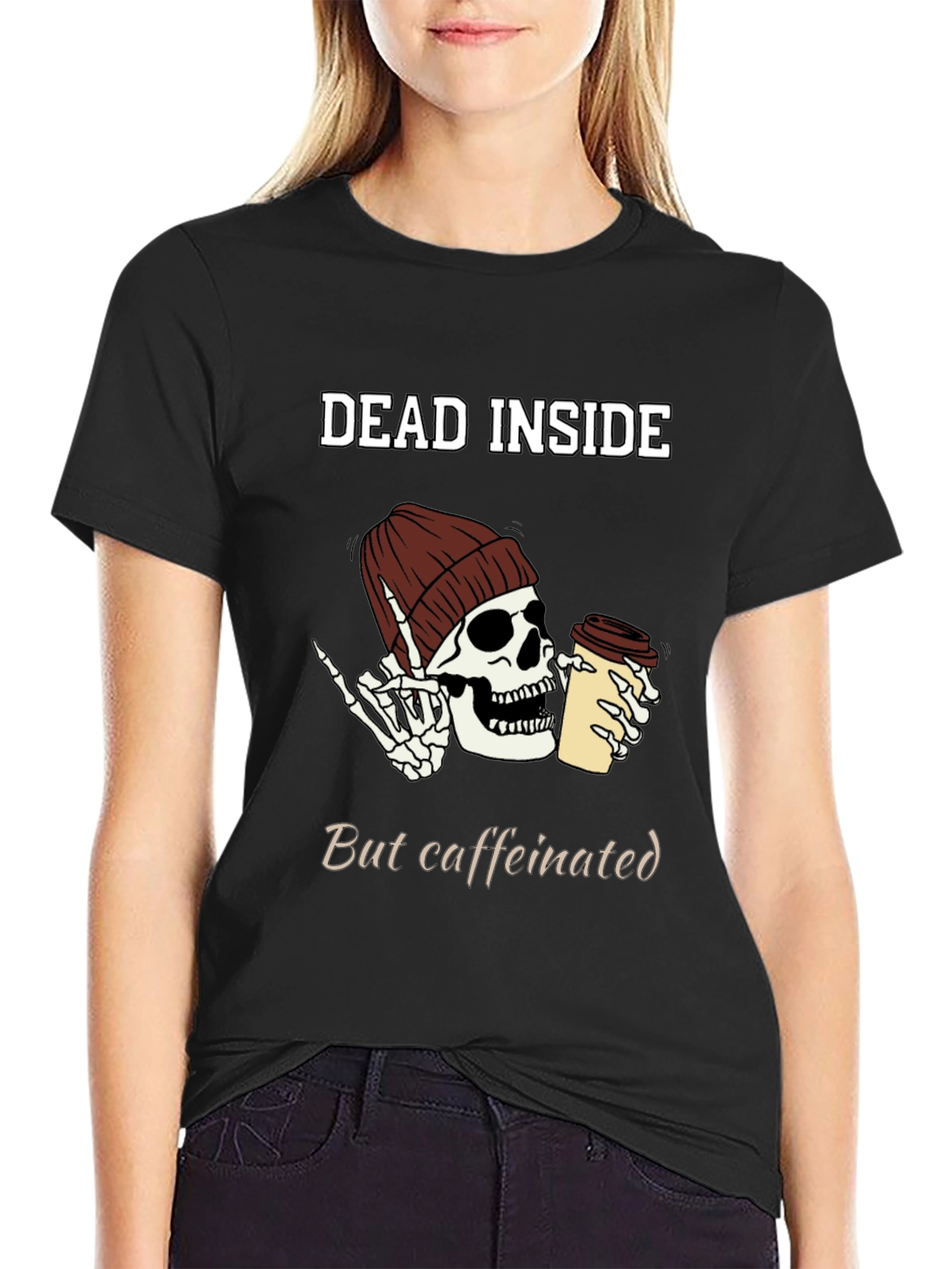 Dead Inside But Caffeinated T-Shirt