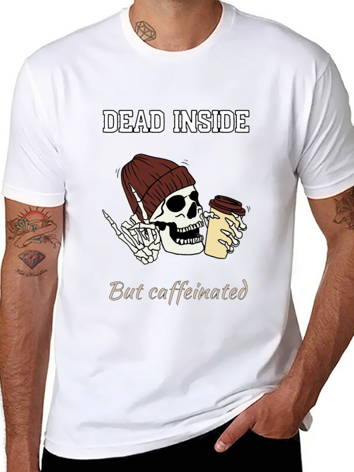 Dead Inside But Caffeinated T-Shirt