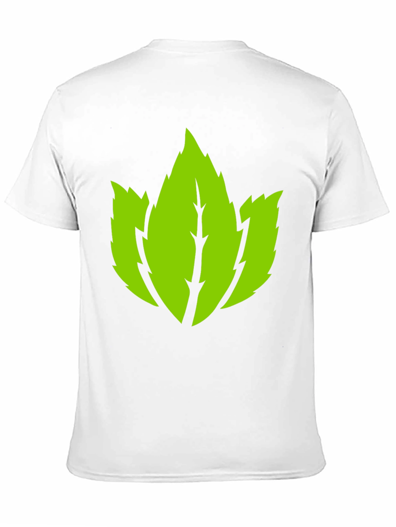 Leaf Graphic Black T-Shirt