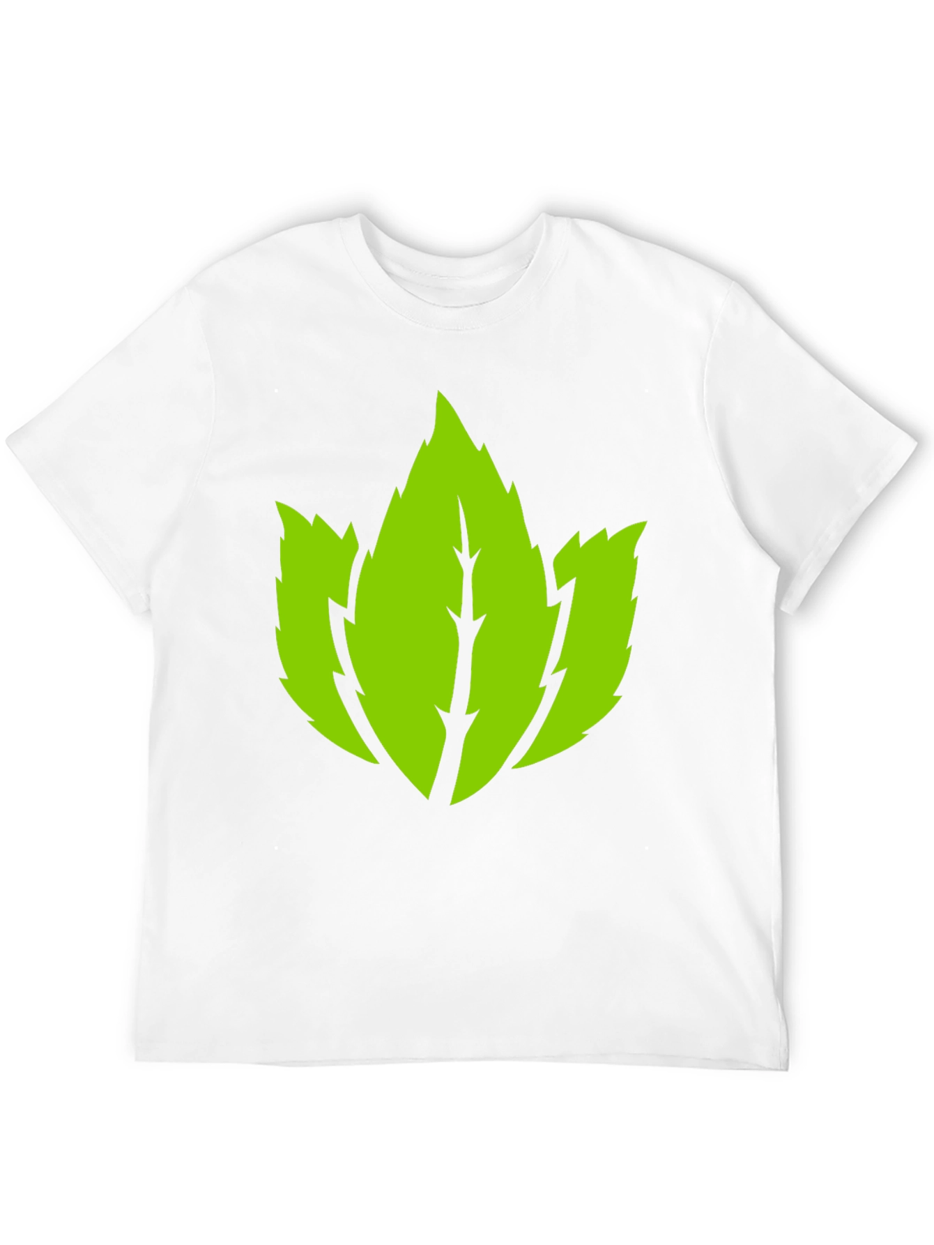 Leaf Graphic Black T-Shirt