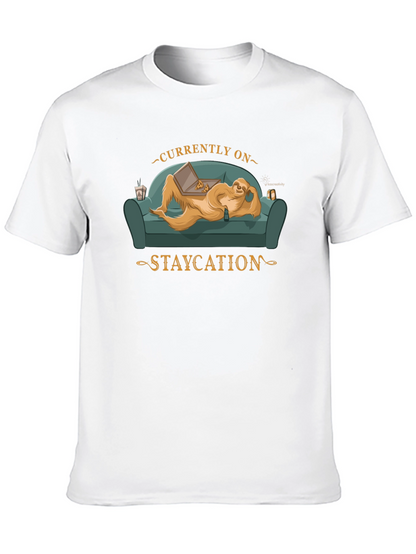 Staycation Mode Sloth T-Shirt