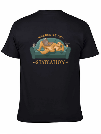 Staycation Mode Sloth T-Shirt