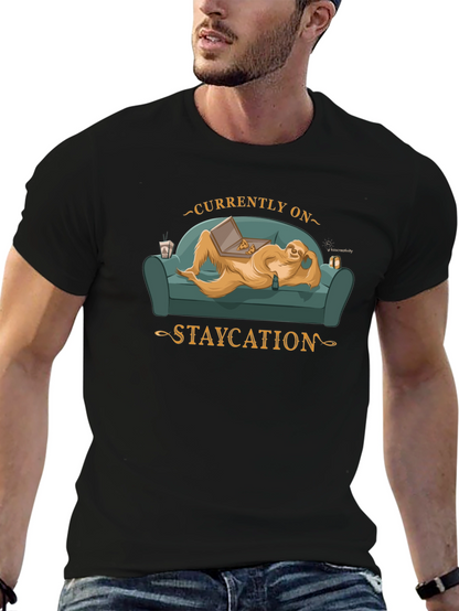 Staycation Mode Sloth T-Shirt