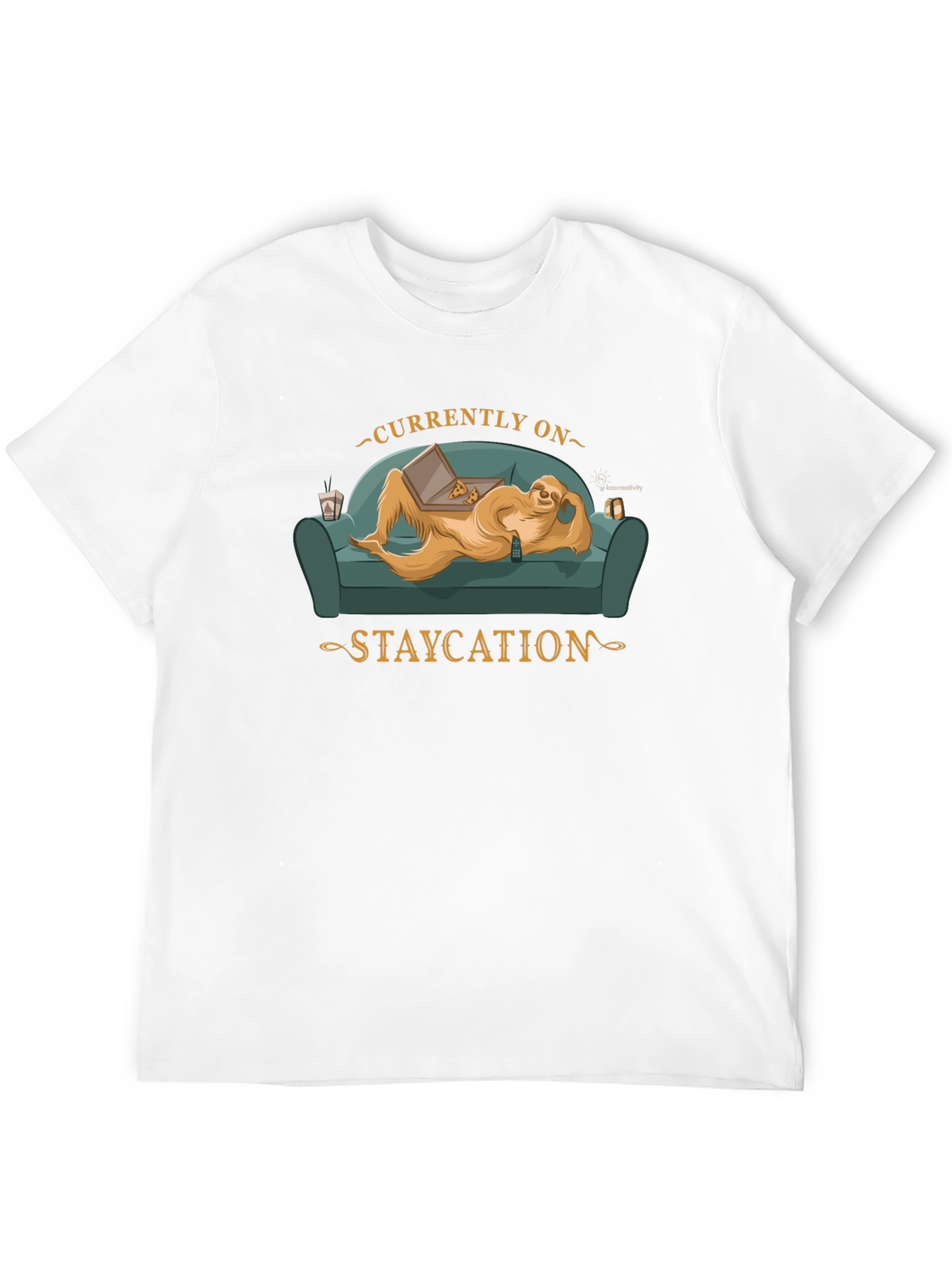 Staycation Mode Sloth T-Shirt