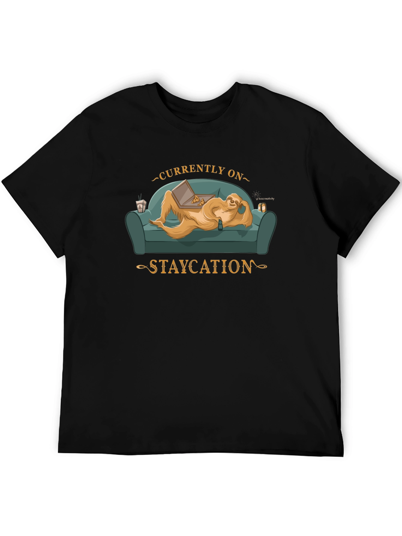 Staycation Mode Sloth T-Shirt