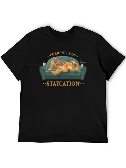 Staycation Mode Sloth T-Shirt
