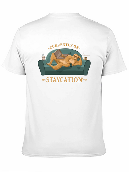 Staycation Mode Sloth T-Shirt