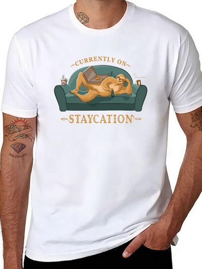 Staycation Mode Sloth T-Shirt