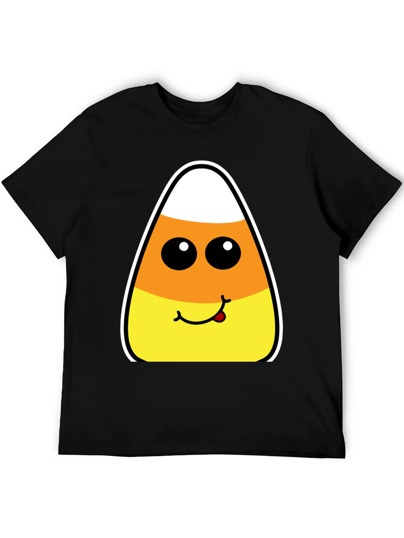 Candy Corn Face Halloween T-Shirt