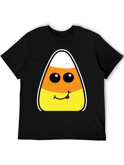 Candy Corn Face Halloween T-Shirt