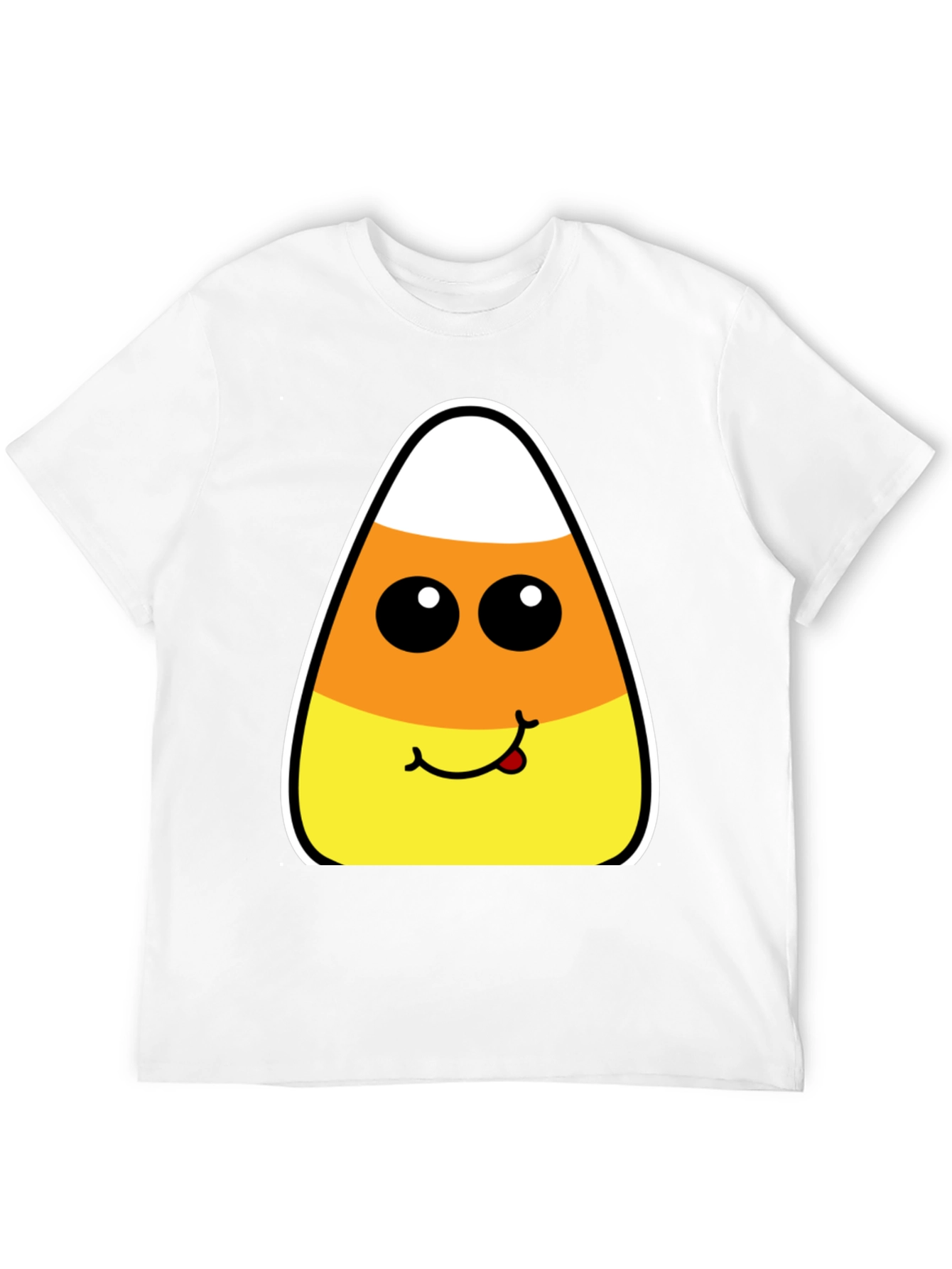 Candy Corn Face Halloween T-Shirt