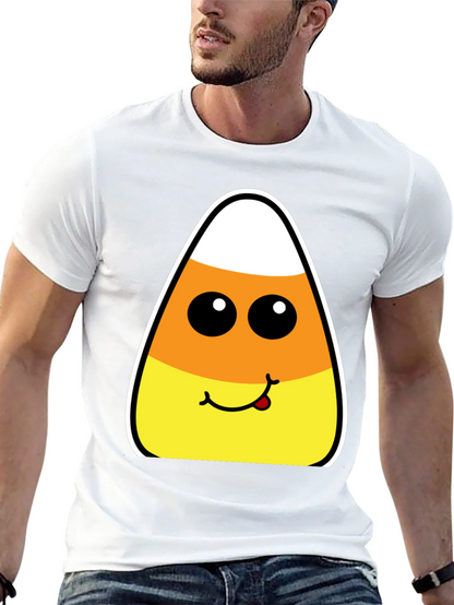 Candy Corn Face Halloween T-Shirt