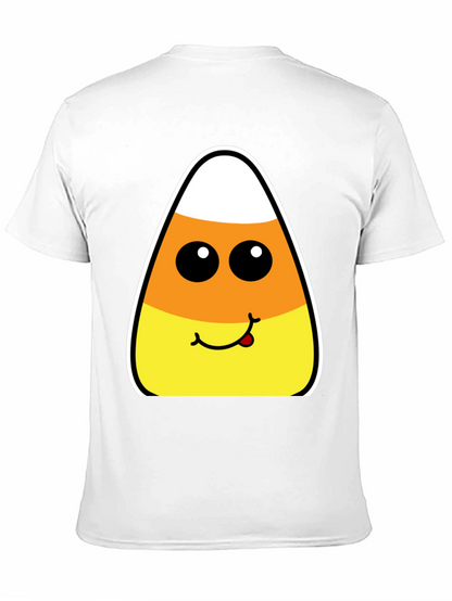 Candy Corn Face Halloween T-Shirt