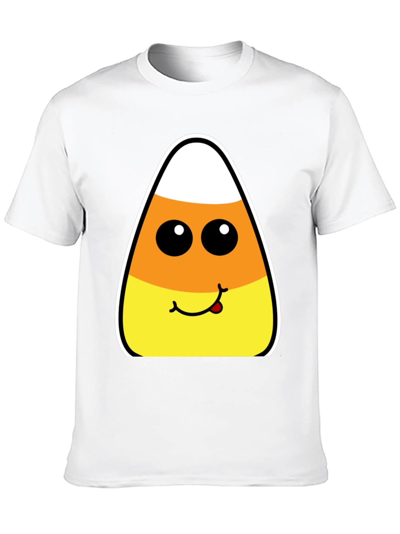 Candy Corn Face Halloween T-Shirt