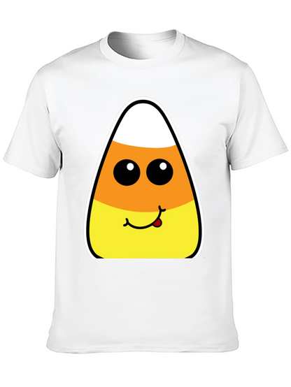 Candy Corn Face Halloween T-Shirt