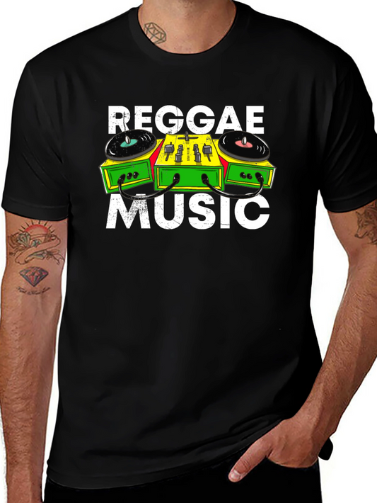 Reggae Music T-Shirt DJ Mixer Graphic Tee