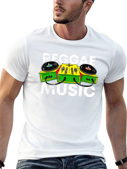 Reggae Music T-Shirt DJ Mixer Graphic Tee
