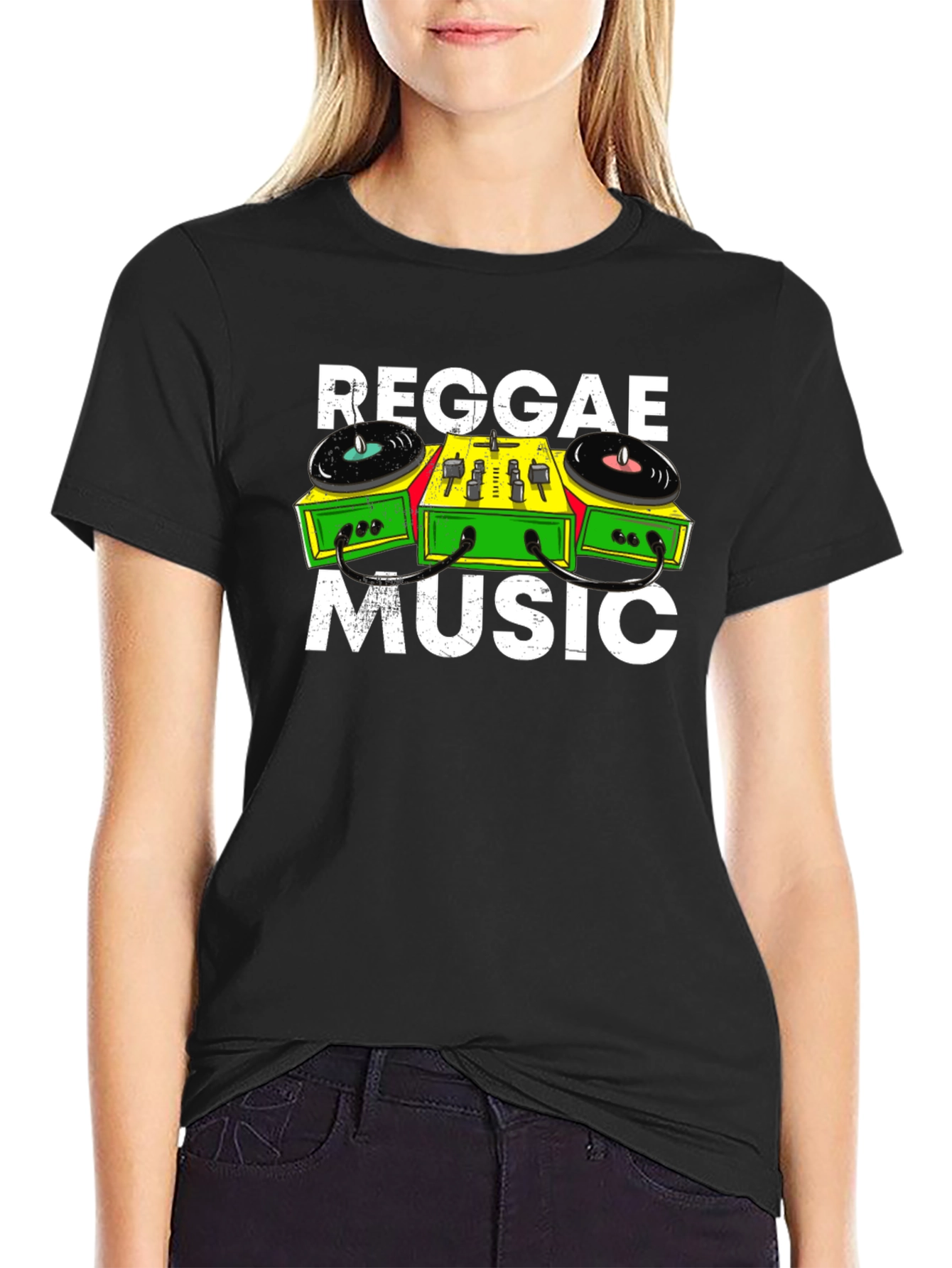 Reggae Music T-Shirt DJ Mixer Graphic Tee